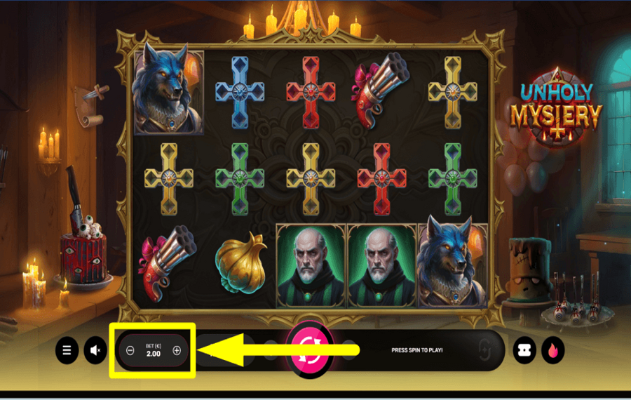 Unholy Mystery DETERMINE THE STAKE.