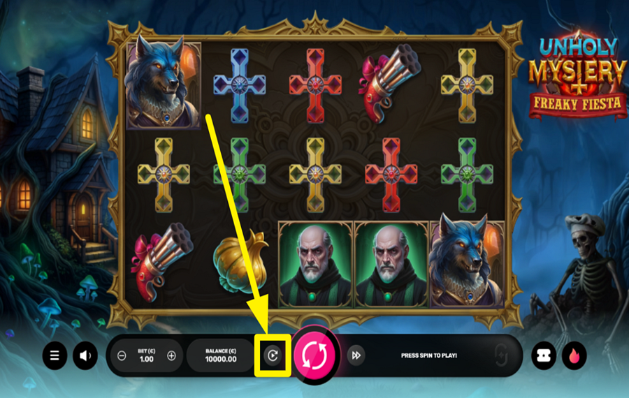 Unholy Mystery Freaky Fiesta AUTOPLAY AKTIVIEREN.