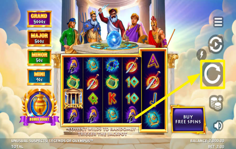 Unusual Suspects Legends of Olympus GIRA PER VINCERE!