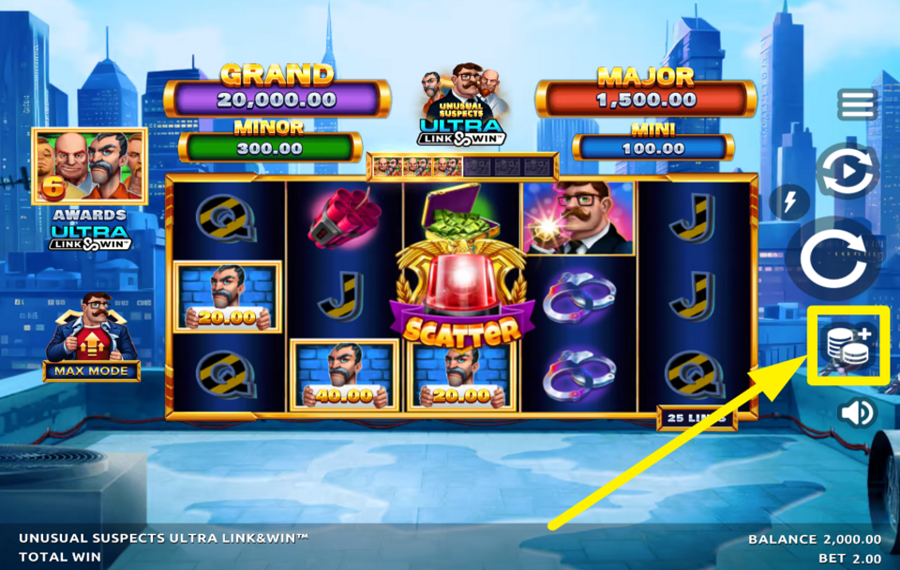 Unusual Suspects Ultra Link and Win DETERMINA LA TUA SCOMMESSA.