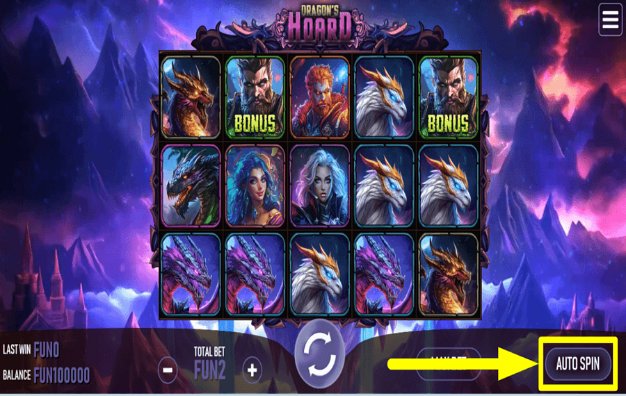 Urgent Games Dragons Hoard PROCEDER AUTOMÁTICAMENTE.
