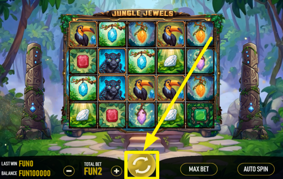 Urgent Games Jungle Jewels Крутись ради успеха!