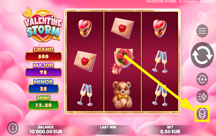 Valentine Storm CHOISISSEZ VOTRE MISE.