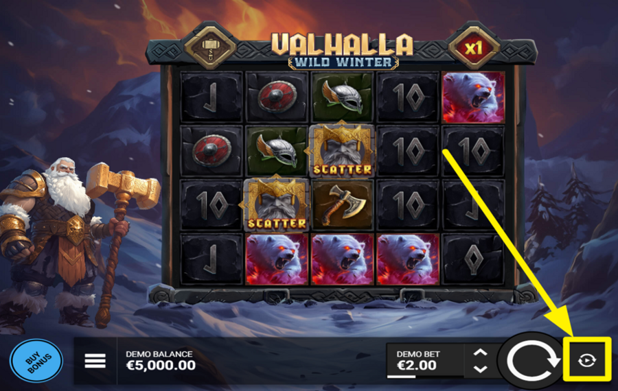 Valhalla Wild Winter TRIGGER AUTOMATIC SPINS.