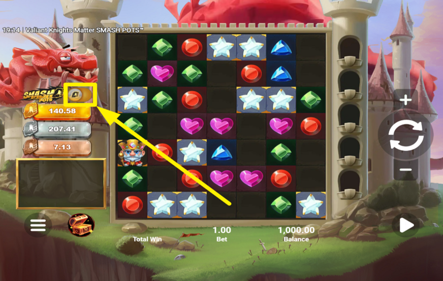 Valiant Knights Matter Smash Pots ATTIVA LA SCOMMESSA BOOST.