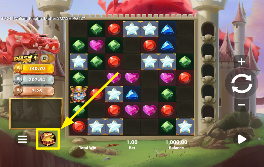 Valiant Knights Matter Smash Pots PRENDI UN BONUS!