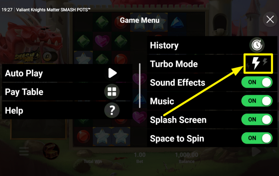 Valiant Knights Matter Smash Pots ACCELERA L'AZIONE.