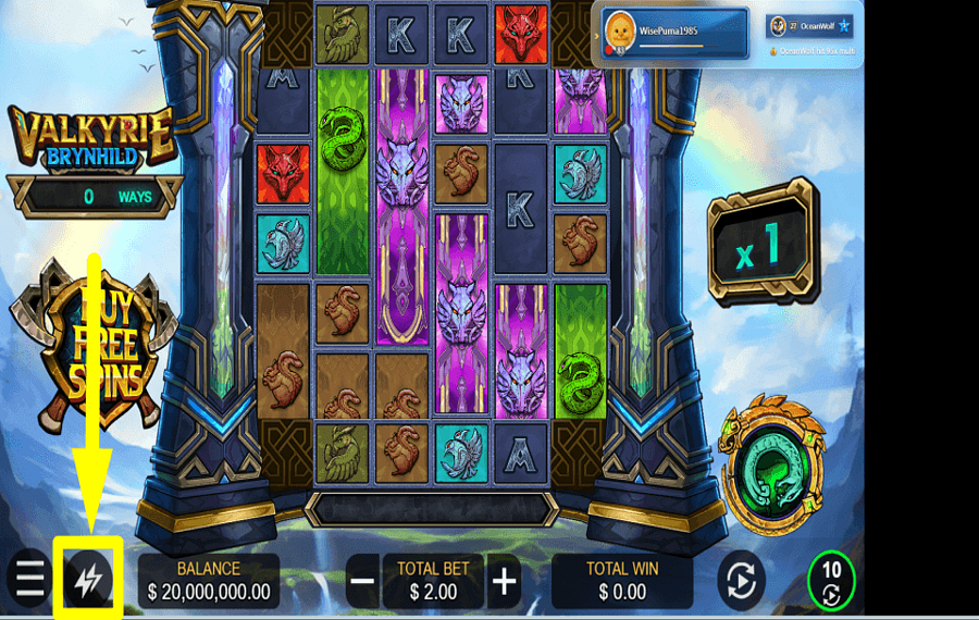Valkyrie Brynhild ACTIVER LE MODE TURBO.