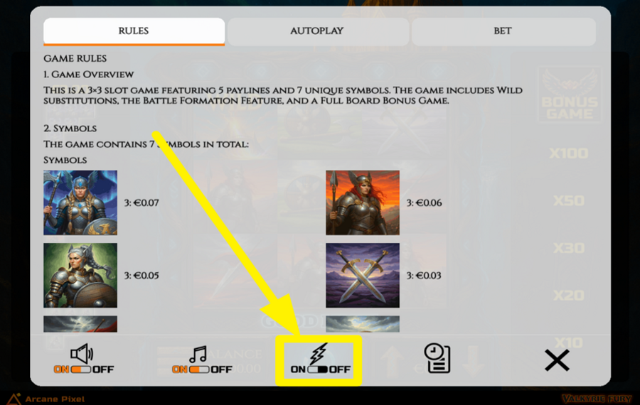 Valkyrie Fury MAXIMIZAR LA VELOCIDAD.