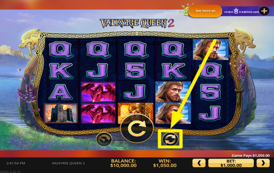 Valkyrie Queen 2 ВКЛЮЧИТЕ АВТОМАТИЧЕСКИЙ ВОСПРОИЗВЕДЕНИЕ.