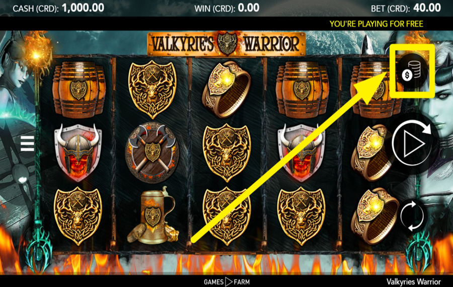 Valkyries Warrior CUSTOMIZE YOUR WAGER.