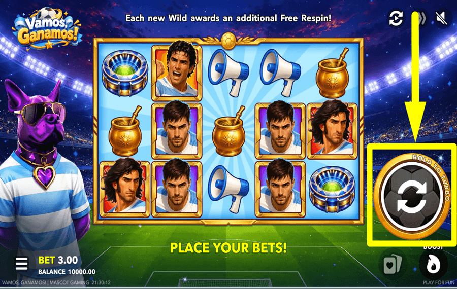 Vamos Ganamos НАЧНИТЕ СТАВКИ.