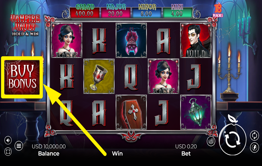 Vampire Vault Hold and Win STRIVE FOR MORE!