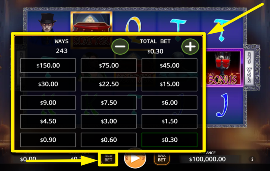 Vampires Night ОПРЕДЕЛИТЕ СВОЮ СТАВКУ.