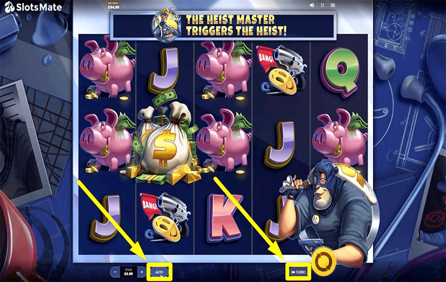 Vault Cracker Using the optional “Autoplay” and “Turbo” feature.