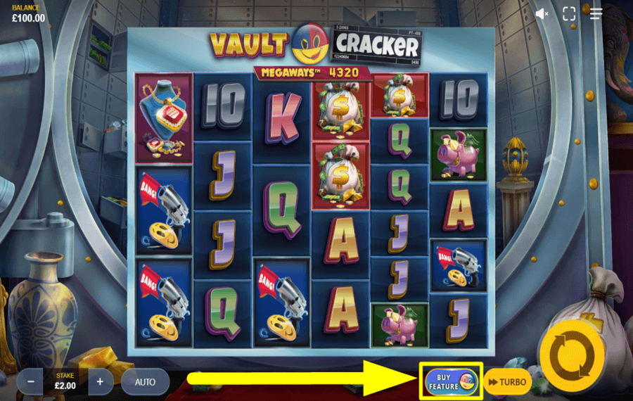 Vault Cracker Megaways BUY SPECIAL FEATURES.