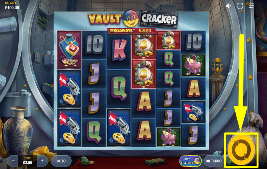 Vault Cracker Megaways PLAY THE GAME.