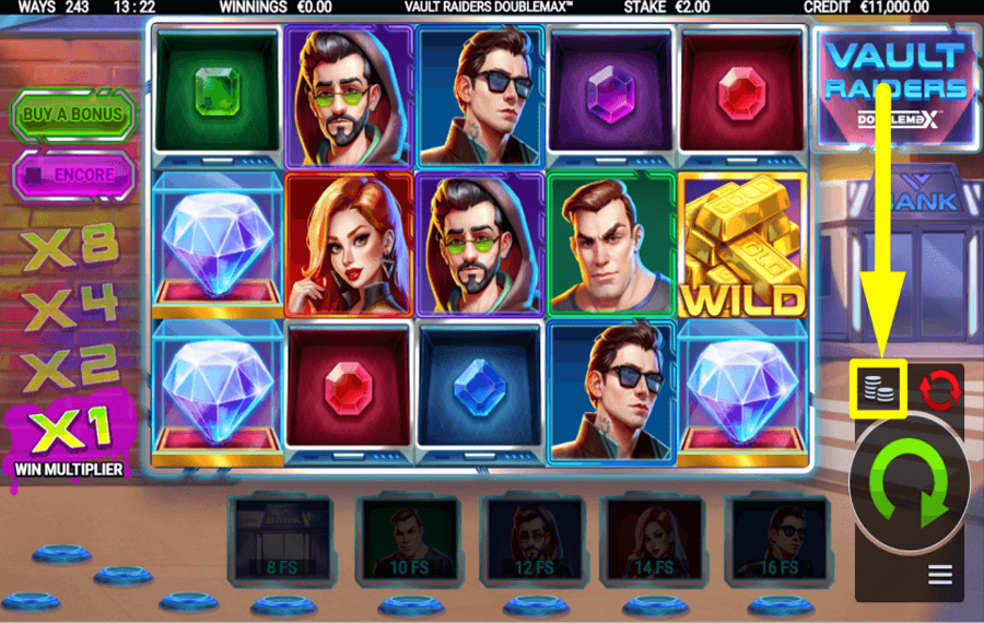 Vault Raiders DoubleMax FAITES VOTRE PARI.