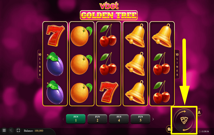 Vbet Golden Tree STARTE DAS SPIEL.