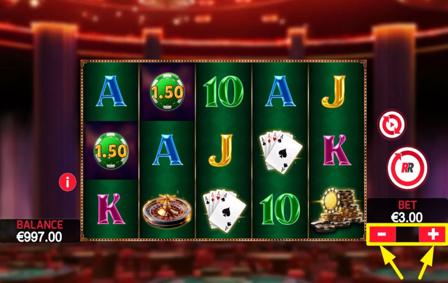 Vegas All In НАЗНАЧИТЬ ЗНАЧЕНИЕ СТАВКИ.