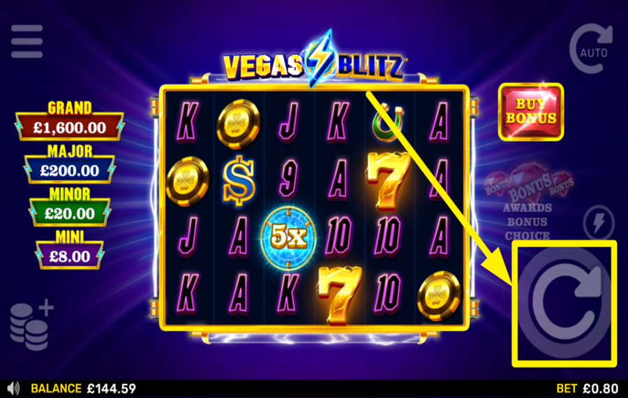 Vegas Blitz SPIN FOR VICTORY!