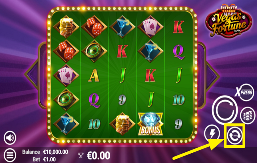 Vegas Fortune AKTIVIEREN SIE AUTOMATISCHE SPINS.