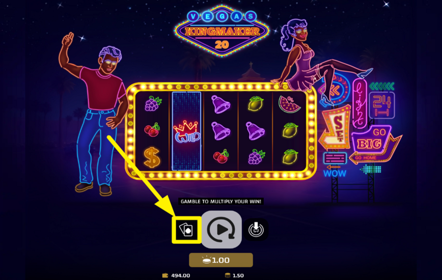 Vegas Kingmaker 20 GAMBLE YOUR WIN!