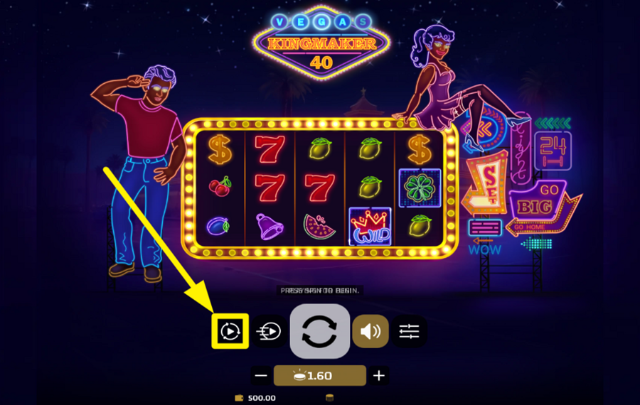 Vegas Kingmaker 40 ACTIVAR EL CENTRIFUGADO AUTOMÁTICO.