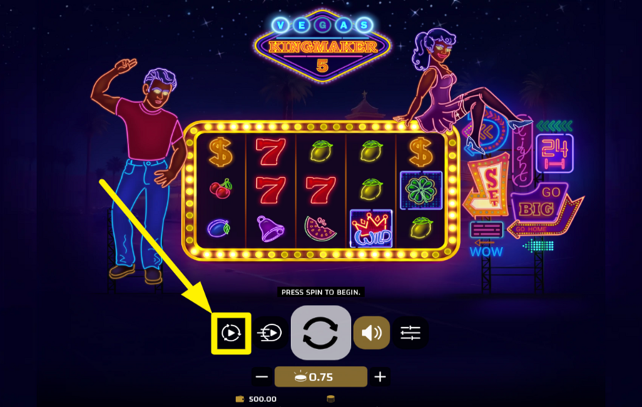 Vegas Kingmaker 5 ELIGE CENTRIFUGADO AUTOMÁTICO.