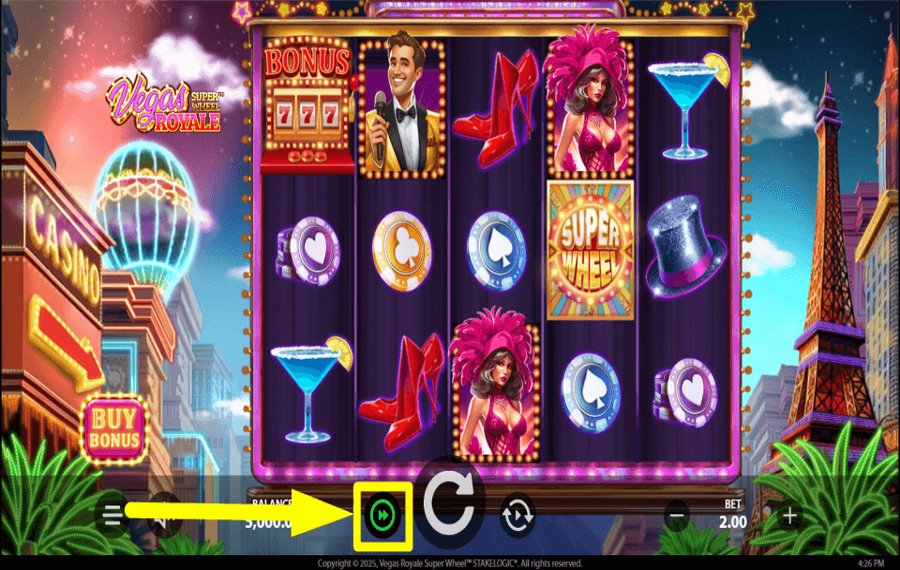 Vegas Royale Super Wheel ИЗМЕНИТЕ ТЕМП ИГРЫ.