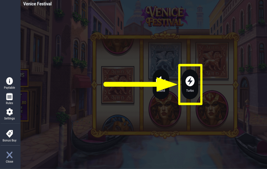 Venice Festival SPEED UP THE TURNS.