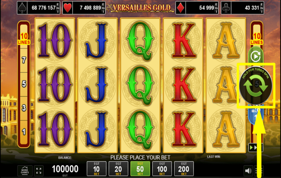 Versailles Gold PLAY THE GAME.