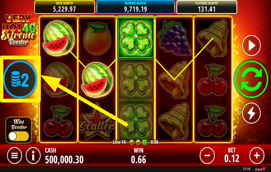 Very Hot 40 Extreme Booster GAMBLE YOUR WIN.