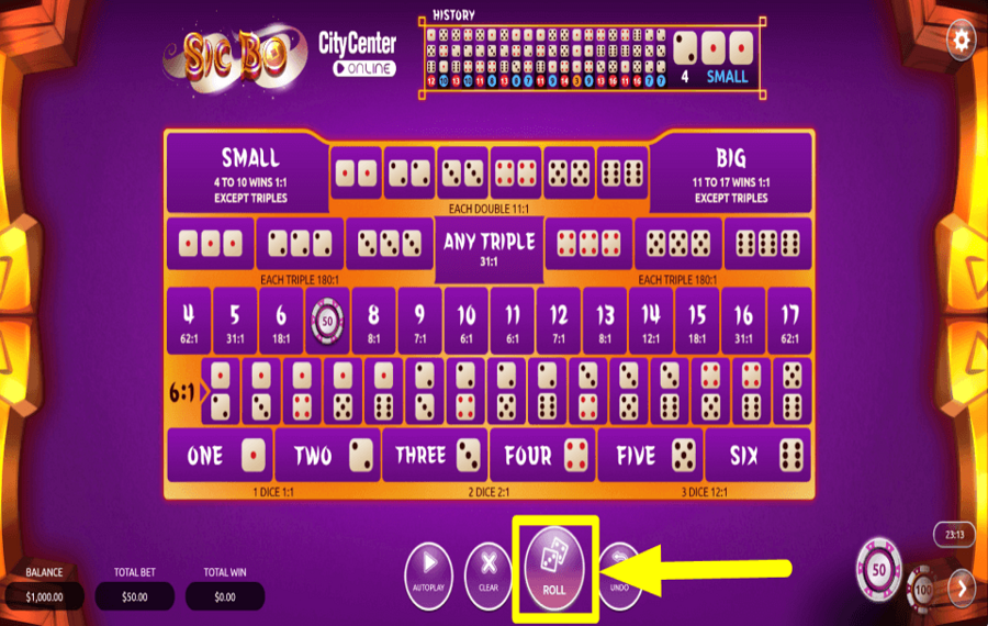 Vibra Gaming Sic Bo GIOCA.