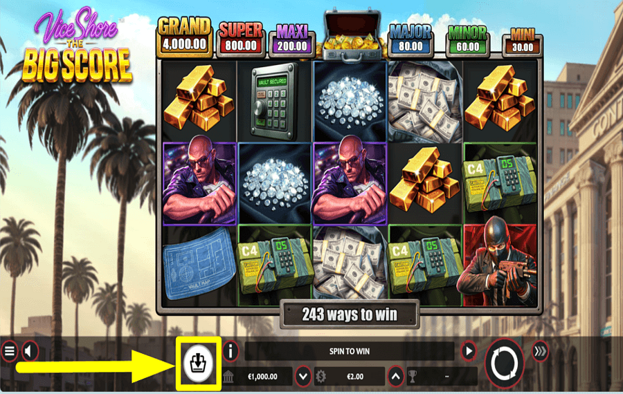 Vice Shore The Big Score SHOP FOR BONUSES.