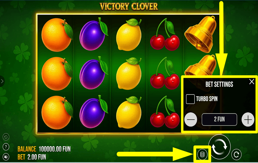 Victory Clover 賭けをしよう。
