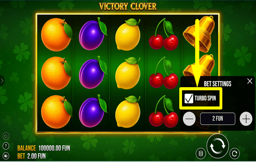 Victory Clover ペースを上げろ。