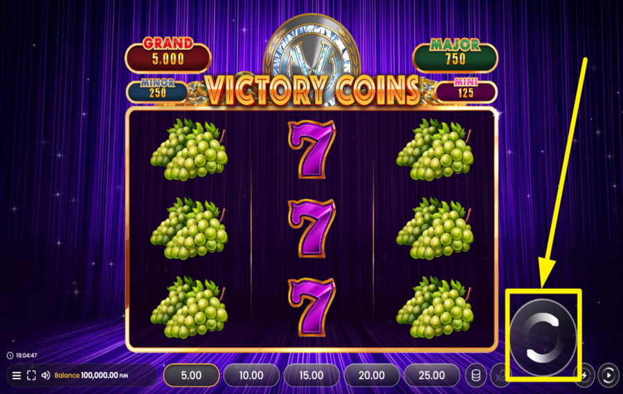 Victory Coins FAI GIRARE I RULLI.
