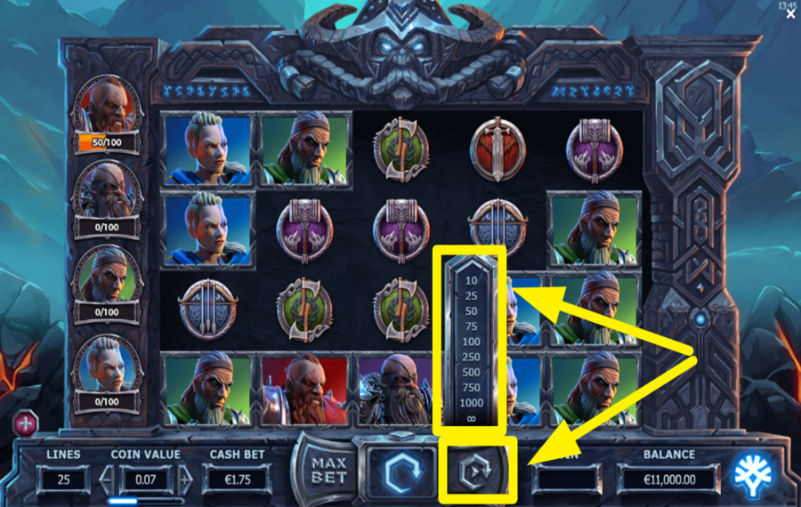 Vikings Go To Hell UTILIZZA LA FUNZIONE RIPRODUZIONE AUTOMATICA.