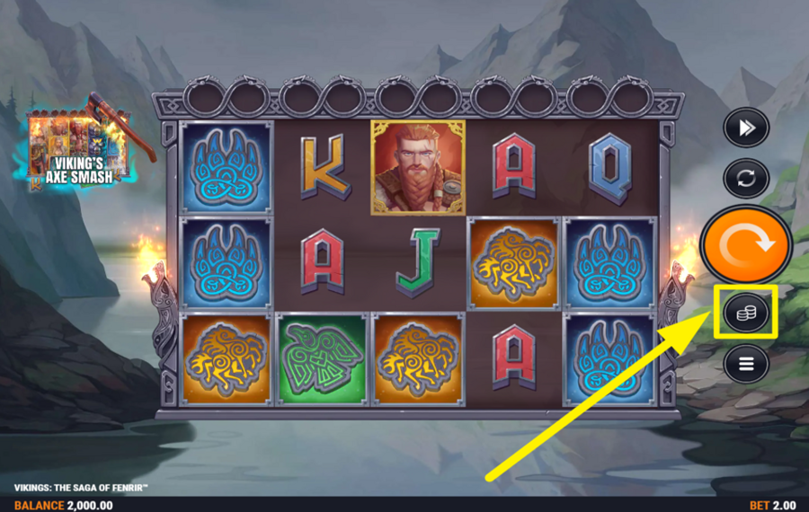 Vikings The Saga of Fenrir SET YOUR STAKE.