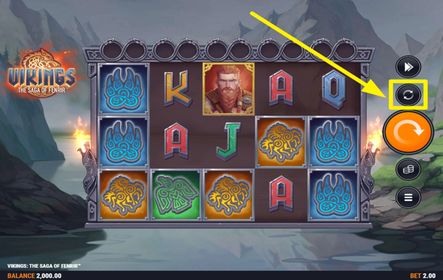 Vikings The Saga of Fenrir CHOOSE AUTOMATIC SPINS..