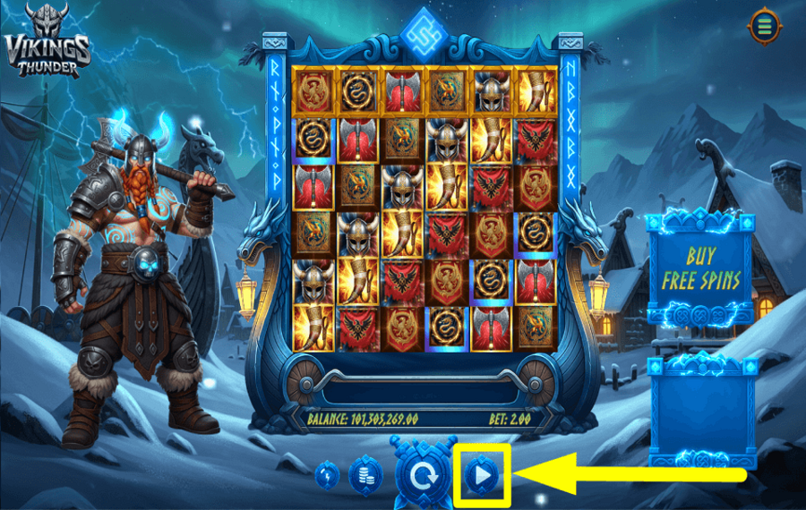 Vikings Thunder TOURNER AUTOMATIQUEMENT.