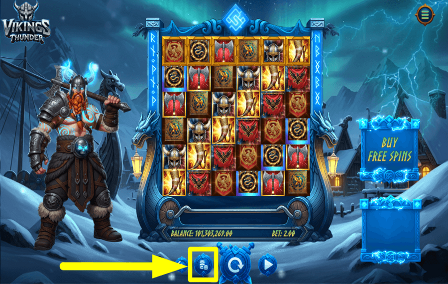 Vikings Thunder SÉLECTIONNEZ LE JEU.