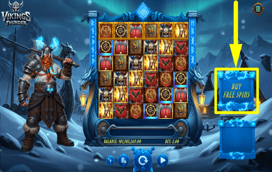 Vikings Thunder ACHETEZ DES TOURS.