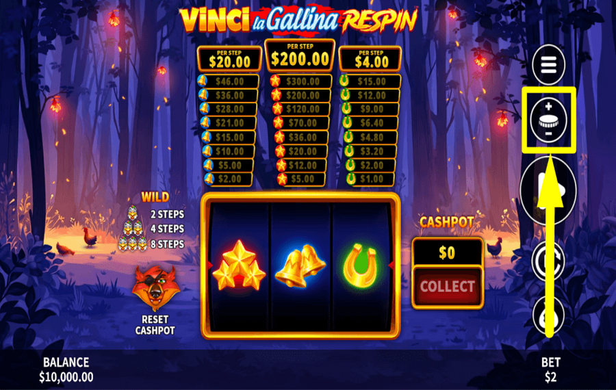 Vinci La Gallina Respin SET THE WAGER.