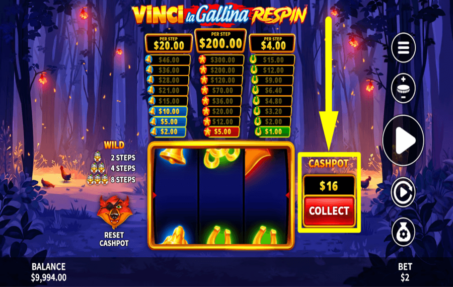 Vinci La Gallina Respin SAVE YOUR REWARDS.