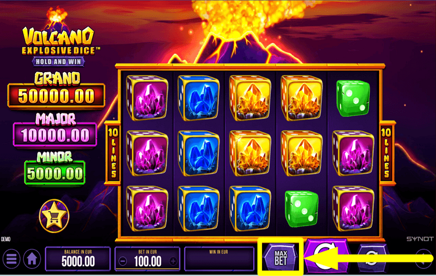 Volcano Explosive Dice BEACHTEN SIE DAS HOHE UMSATZ.
