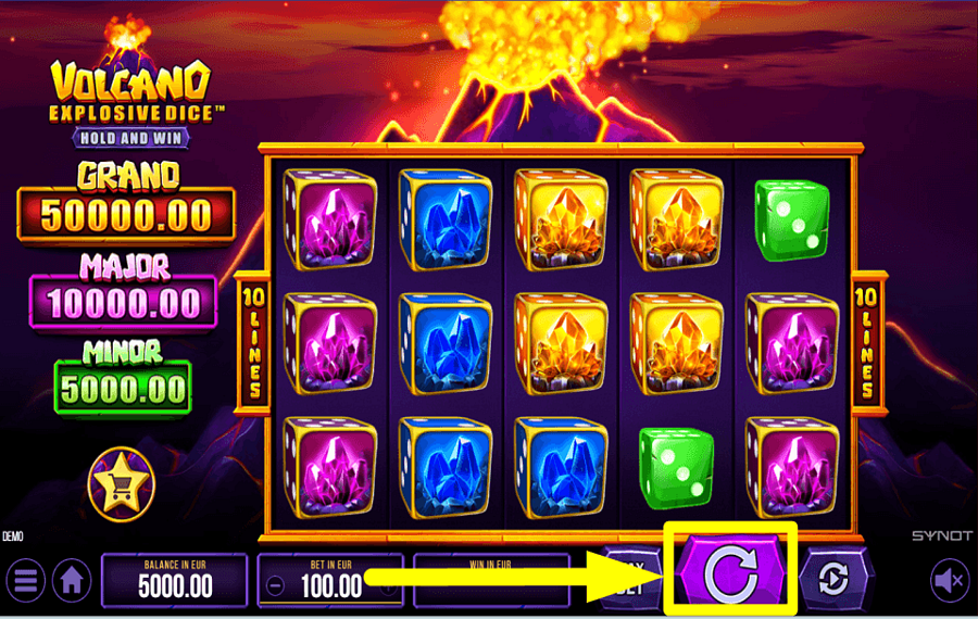 Volcano Explosive Dice JAGE DEN PREIS.