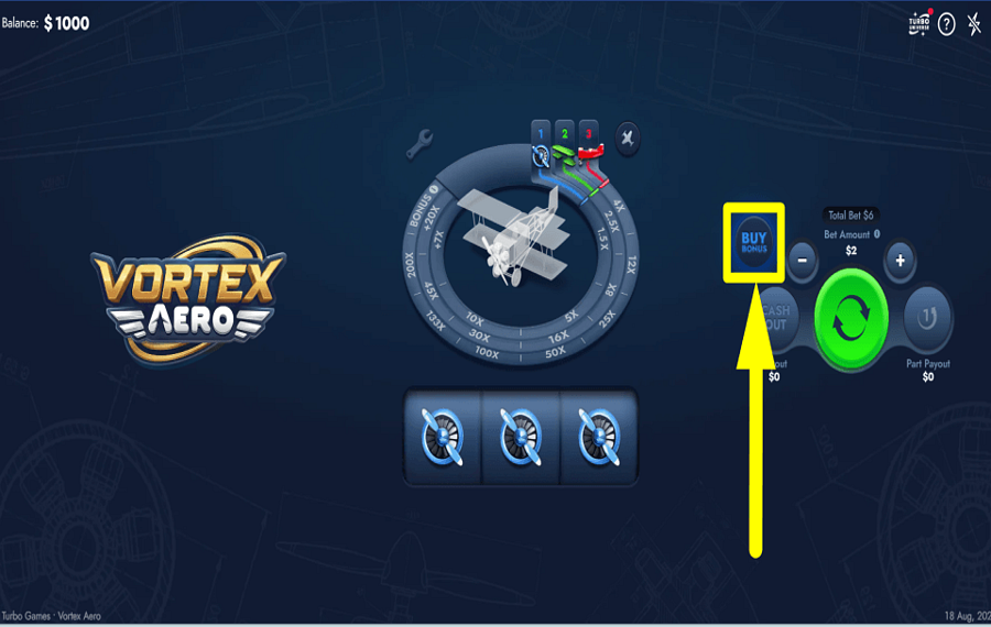 Vortex Aero TRIGGER THE BONUS.