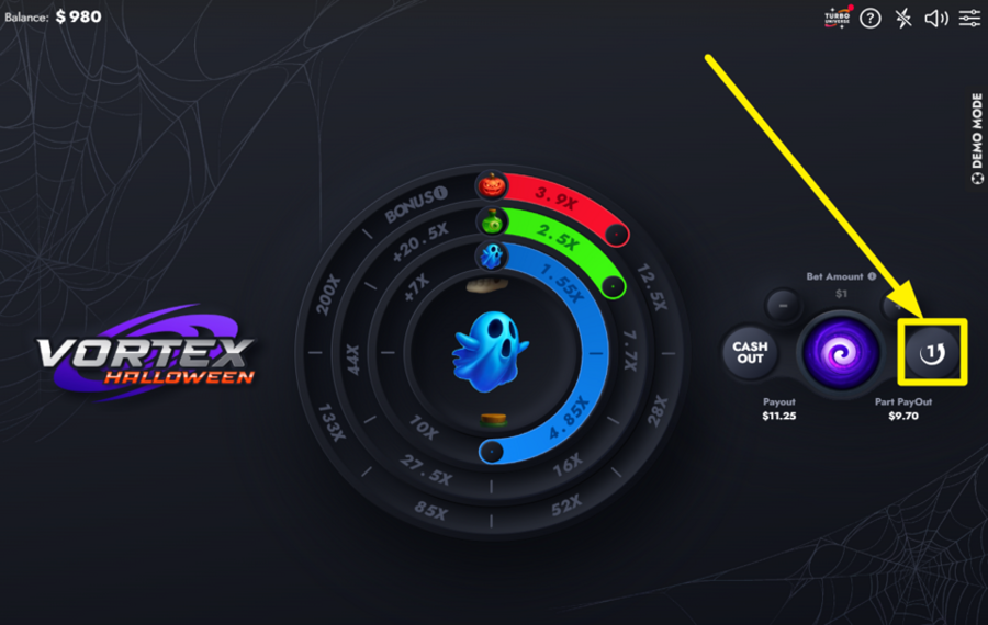 Vortex Halloween ¡OBTÉN EL PAGO PARCIAL!